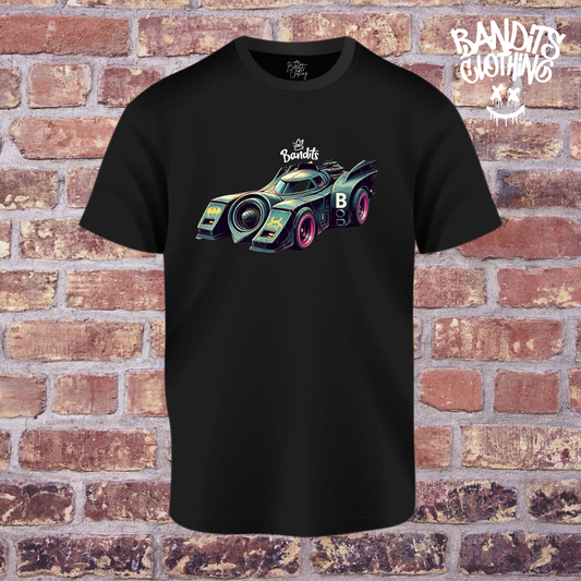 Camiseta negra -Batmobile 1