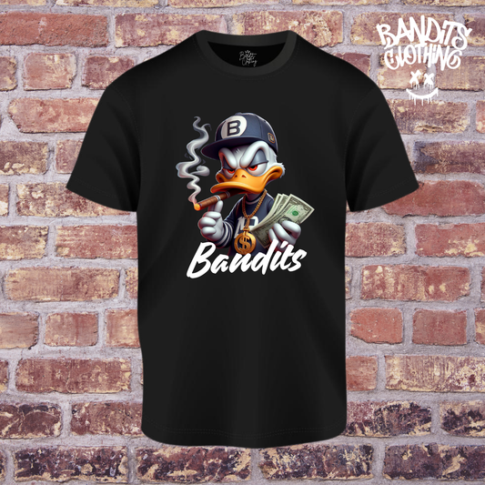 Camiseta negra -Donald duck