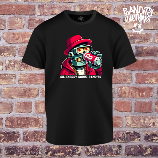 Camiseta negra-bender oil